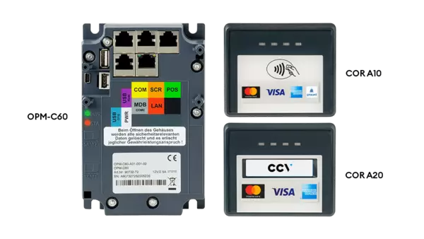 Produktbild - CCV COR A20 + OPM C60 Kartenterminal