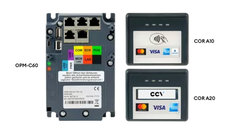 CCV COR A20 + OPM C60 Kartenterminal